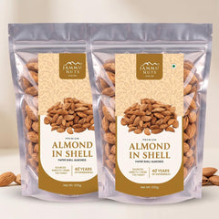Jammu Nuts Premium Almonds in Shell (Paper Shell Almonds)