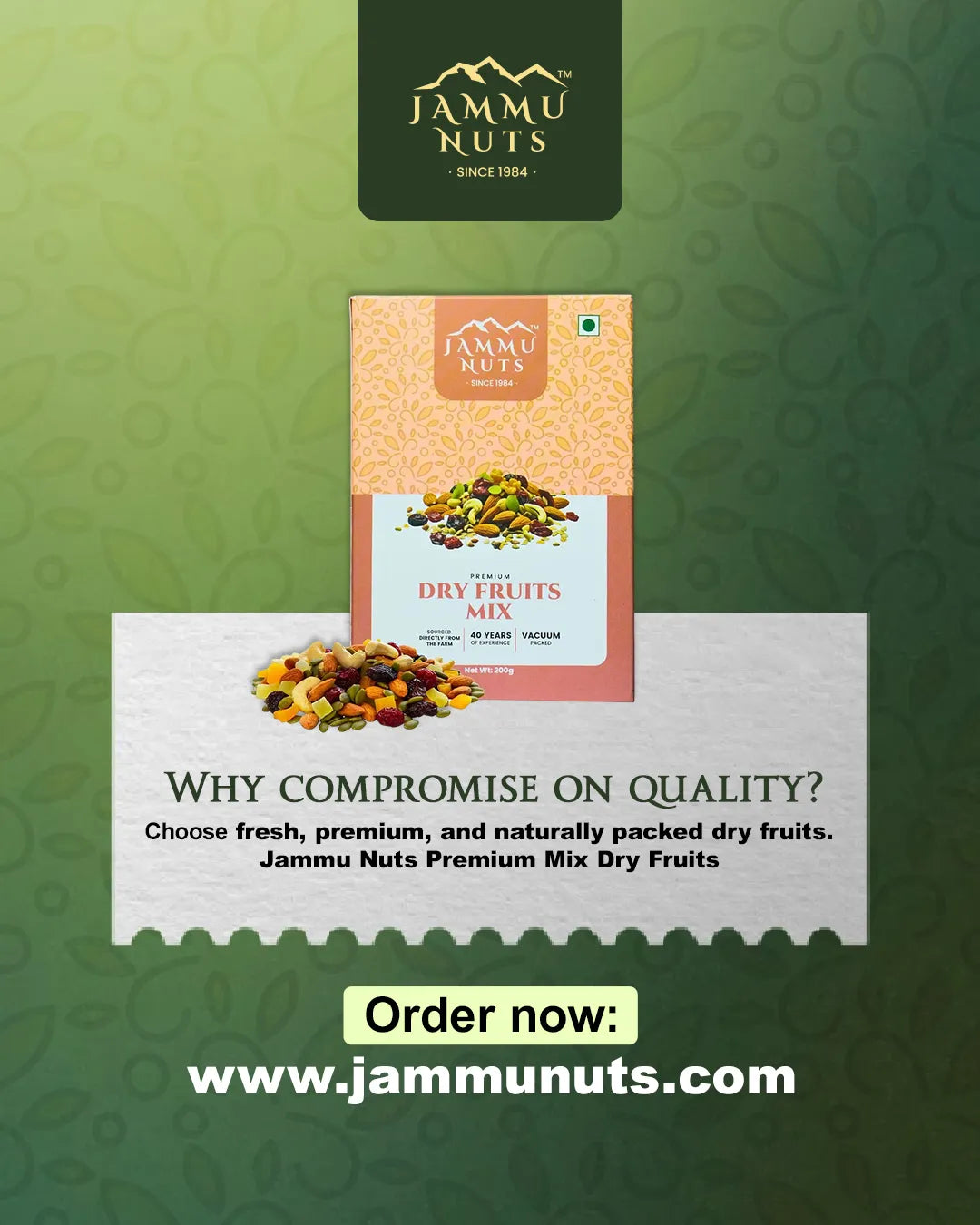 Premium Mix Dry Fruits - Jammunuts