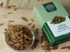 Premium Dry Fruit Combo 800gm – Pack of 4 | Almonds, Cashews, Green Raisins & Dried Anjeer – 200gm Each