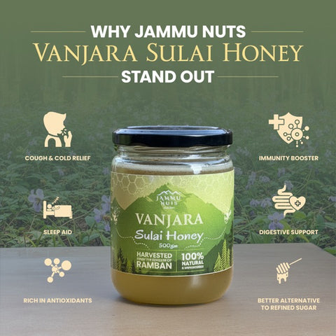 Vanjara Sulai Honey – 100% Raw & GI-Tagged Organic Honey