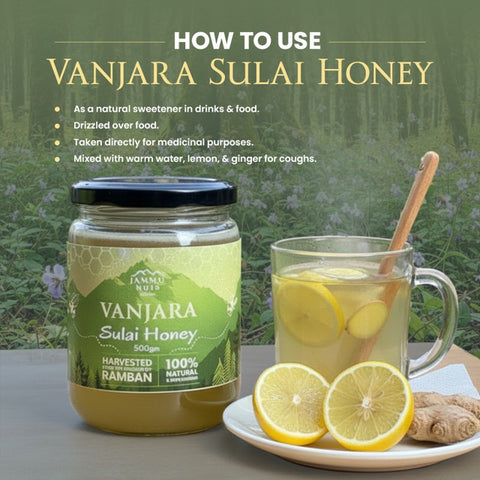 Vanjara Sulai Honey – 100% Raw & GI-Tagged Organic Honey