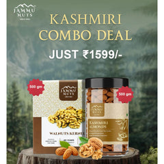 Kashmiri Almond & Walnut Kernel Combo Deal (500gm + 500gm)