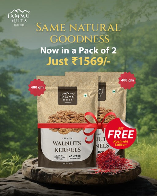 Walnuts Pack of 2 + Get Kesar Free