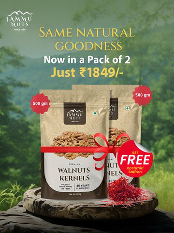 Walnuts Pack of 2 + Get Kesar Free
