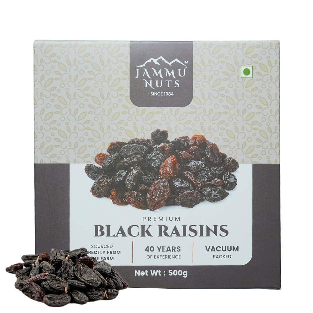 Premium Black Raisins - Jammunuts