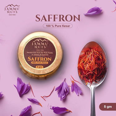 Premium Saffron 5g + Free Jammu Rajma 400g - Jammunuts
