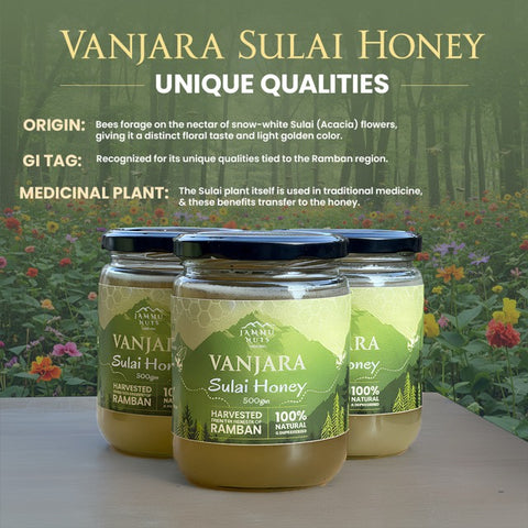 Vanjara Sulai Honey – 100% Raw & GI-Tagged Organic Honey