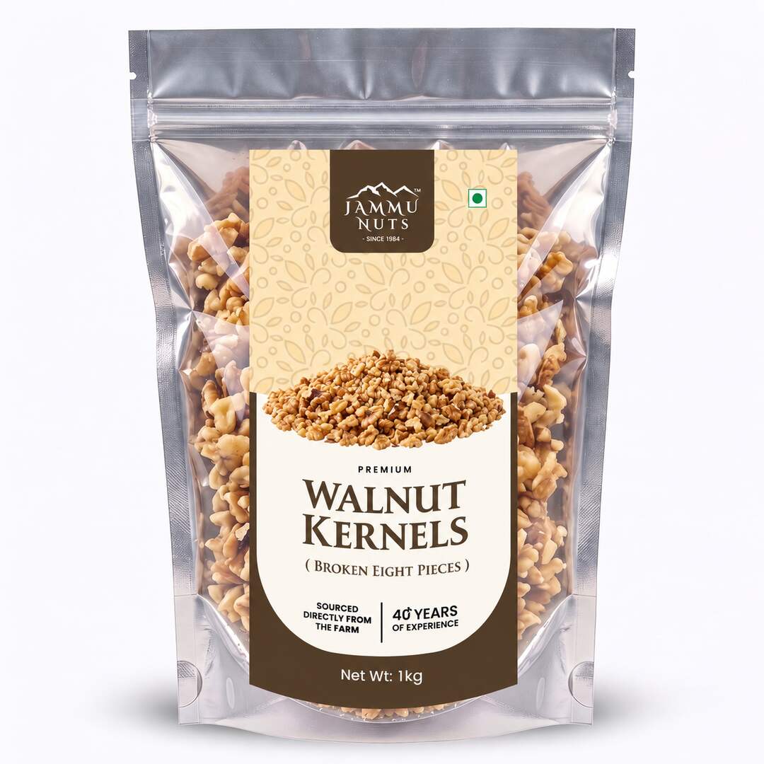 Jammunuts Walnut Kernels (Broken Walnuts)