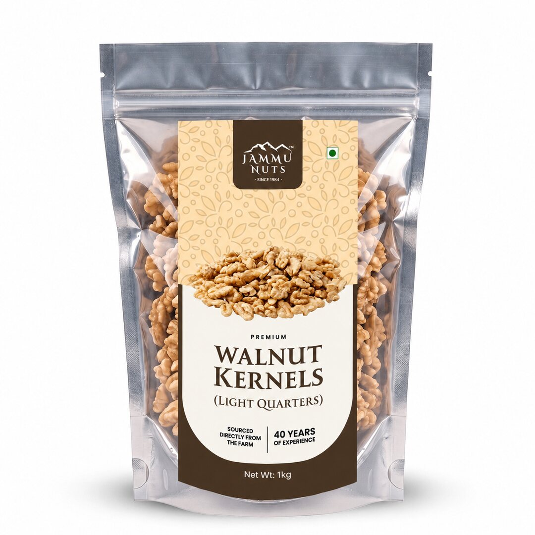 Premium Walnut Kernels (Light Quarters)