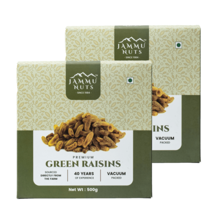 Premium Green Raisins Pack of 2